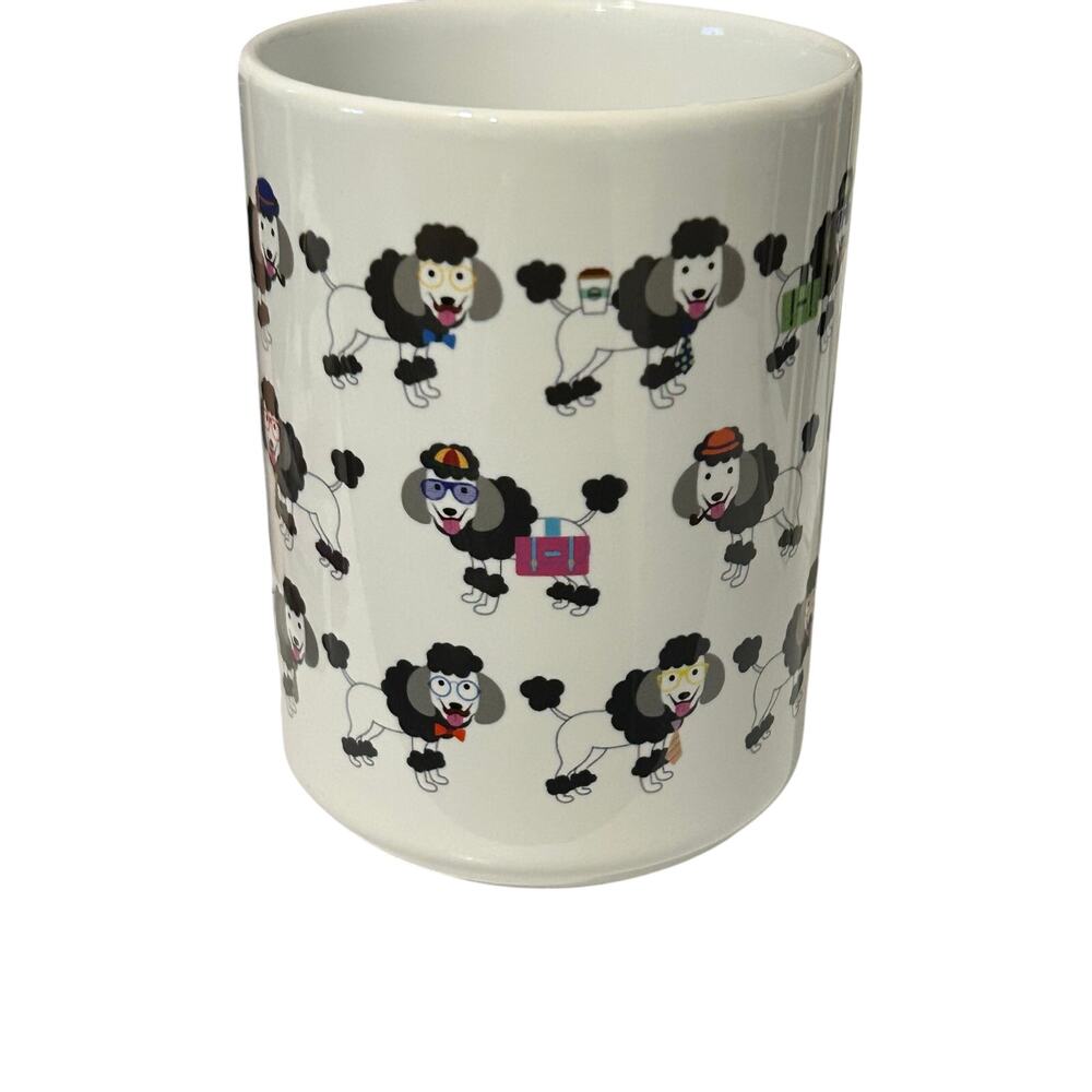 Poodle coffee tea mug cup dog lover pets collectible
